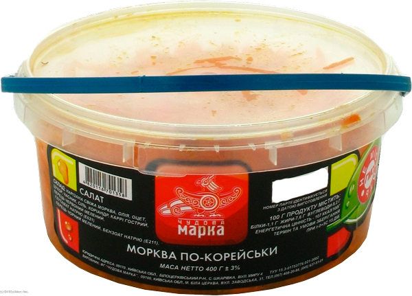 Морковь Чудова марка по-корейски 400 г 4820116702737