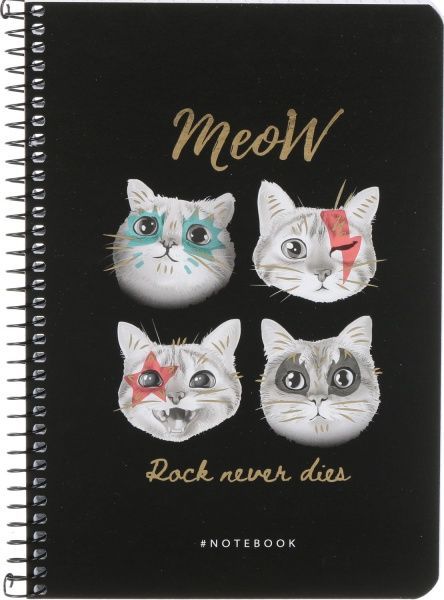 Тетрадь школьная А5 80 листов в клеточку A5-SC-080-6077K Student Школярик