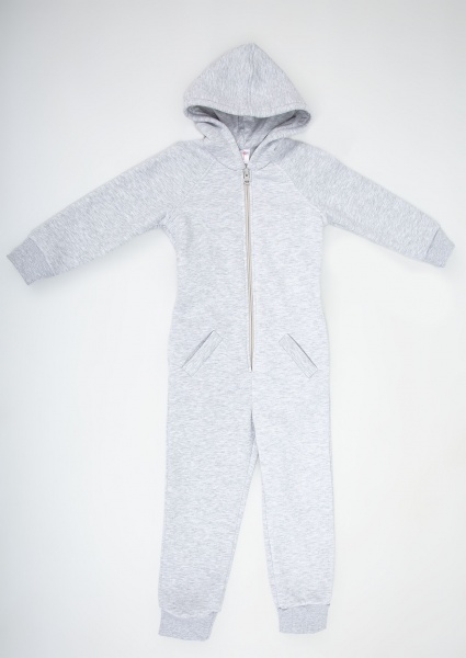 Комбинезон унисекс Roksana №0043/33004 р.104-110 светло-серый 