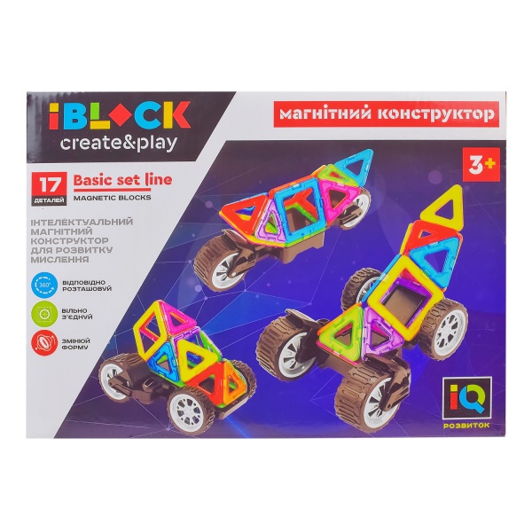 Конструктор магнитный Iblock PL-921-260