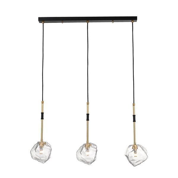 Світильник підвісний Zuma Line Rock 3x28 Вт G9 чорний 