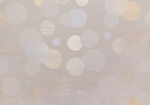 Обои виниловые на флизелиновой основе Vinil Круги декор ДХС 1471/1 1,06x10,05 м 