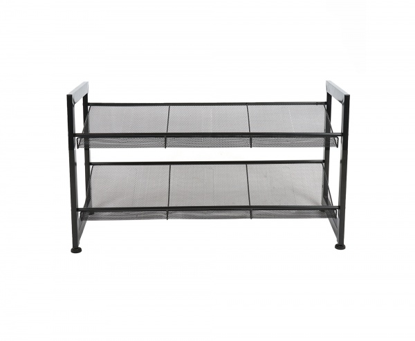 Підставка для взуття Домовий 2 рівні 740x305x425 мм чорний (18172) 