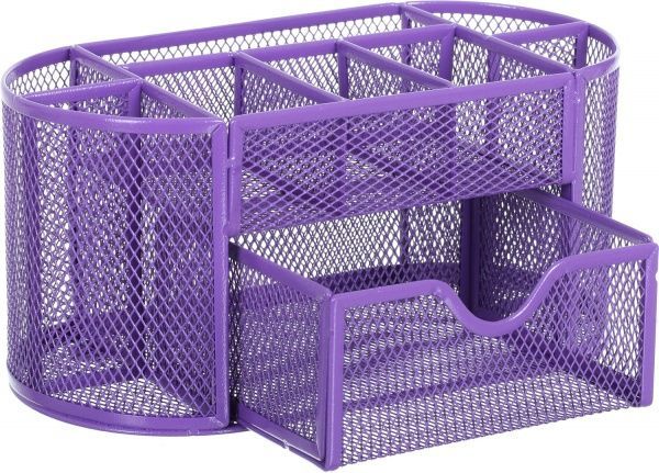 Підставка для ручок 22,3х10,8х10,8 см фіолетова