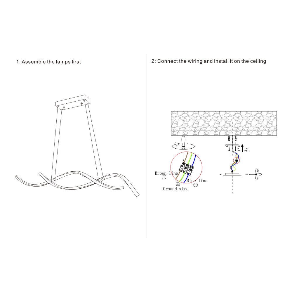 Люстра Miorro LED Monti пульт ДУ 2700-6000К 2600Лм 1000х150мм чорн алюм/акрил 2x52 Вт LED-модуль чорний 51-313-020