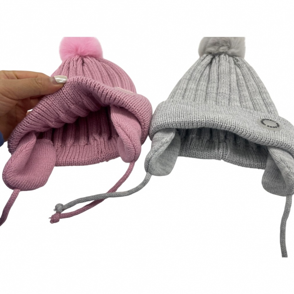 Шапка HW для дівчаток р.52-54 рожевий