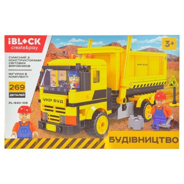 Конструктор Iblock Строительная техника PL-920-105