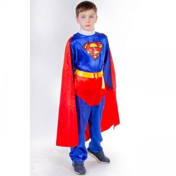 Костюм карнавальний КАРНАВАЛІЯ Супергерой р.116 синій червоний 85135 