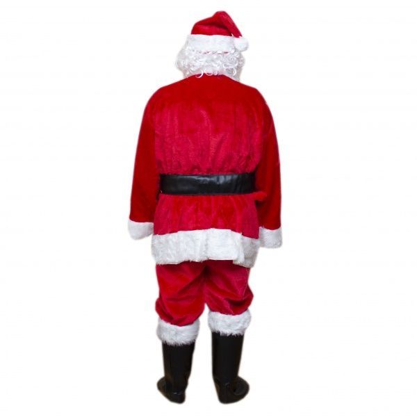 Костюм карнавальний Санта для дорослого, плюш