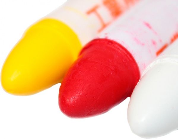 Маркер Sakura індустріальний перманентний CRAYON MARKER 15 мм GHY#3 жовтий 