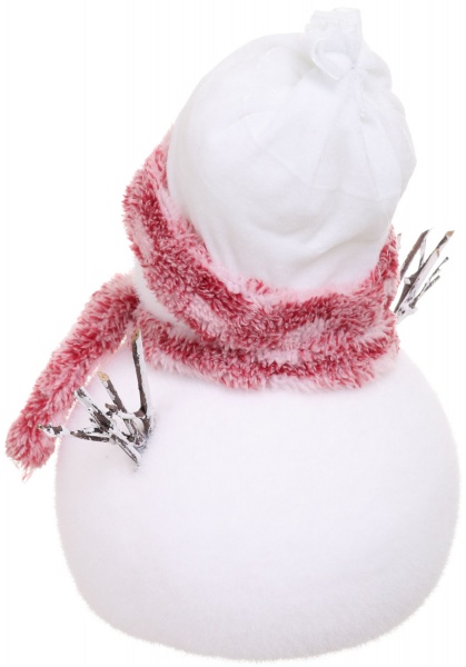 Декорация новогодняя Снеговик в шарфе и шапке в ассортименте EPI-RS1D454S 33 см 