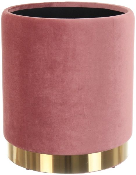 Сундук-пуф Francois 31,5х31,5х38см роуз голд 