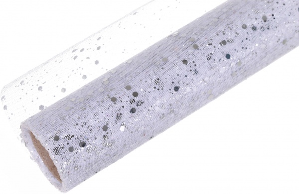 Ткань для декорирования серебряная 38,5х200 см 767530410 38,5x200 см 