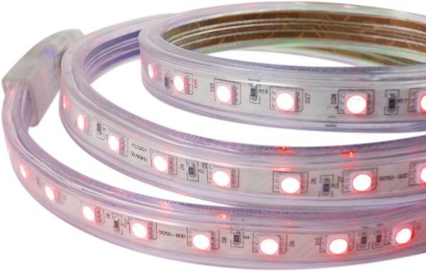 Лента светодиодная Светкомплект 5050-60 Led RGB 6 Вт IP65 220 В разноцветный (RGB) 