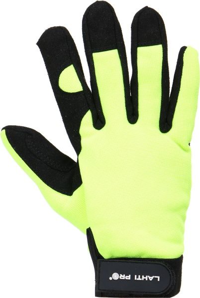 Перчатки Lahti Pro L280310K защитные с высокой видимостью с покрытием микрофибра XL (10) L280310K