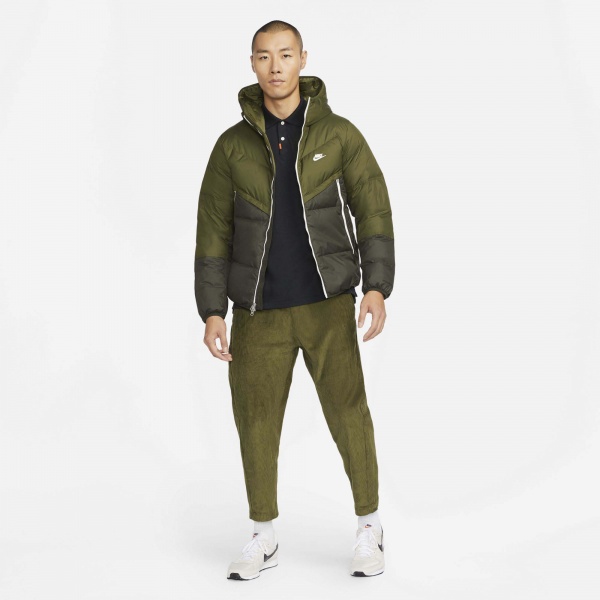 Куртка Nike M NSW SF WINDRUNNER HD JKT DD6795-326 р.L зелений