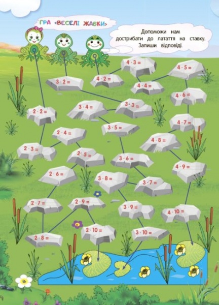 Зошит Г. Іванова «Незвичайні літні математичні пригоди 2 клас» 9-786-170-040-497