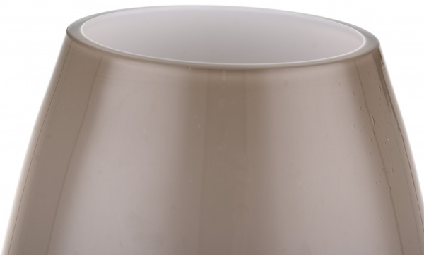 Ваза Wrzesniak Glassworks Maestro Tear 18 см коричневая 