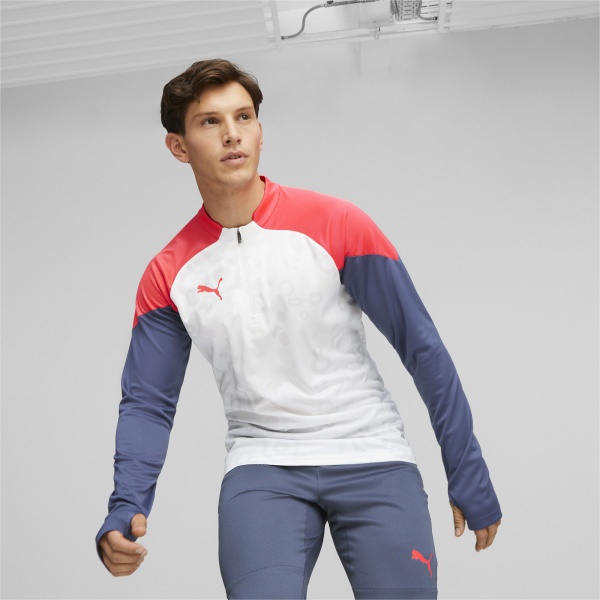 Джемпер Puma INDIVIDUALCUP 1/4 ZIP TOP 65848353 р.S білий