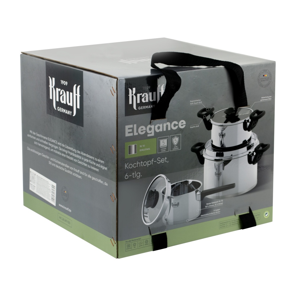 Набор кастрюль Krauff Elegance 6 предметов 26-247-025