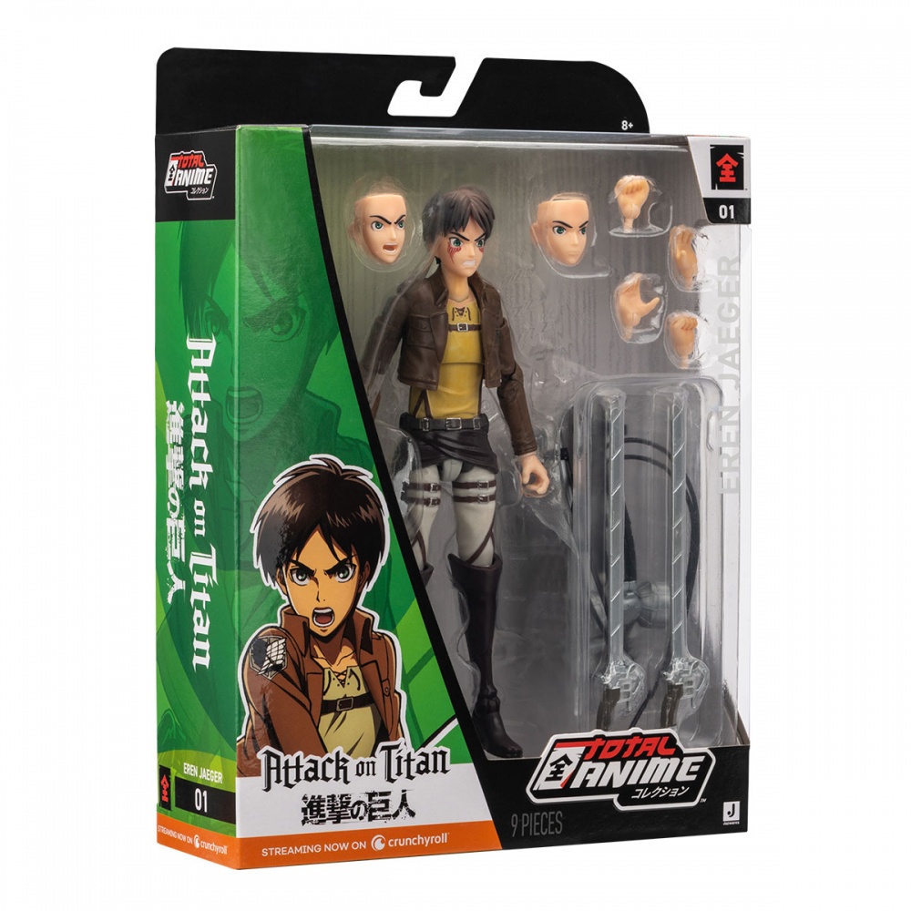 Игровая фигурка Total Anime W1 - Эрен (с аксессуарами) KAZ0006-W1