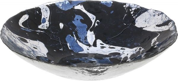 Блюдо глибоке Moon 32,5 см індіго/чорне Decor Cam 