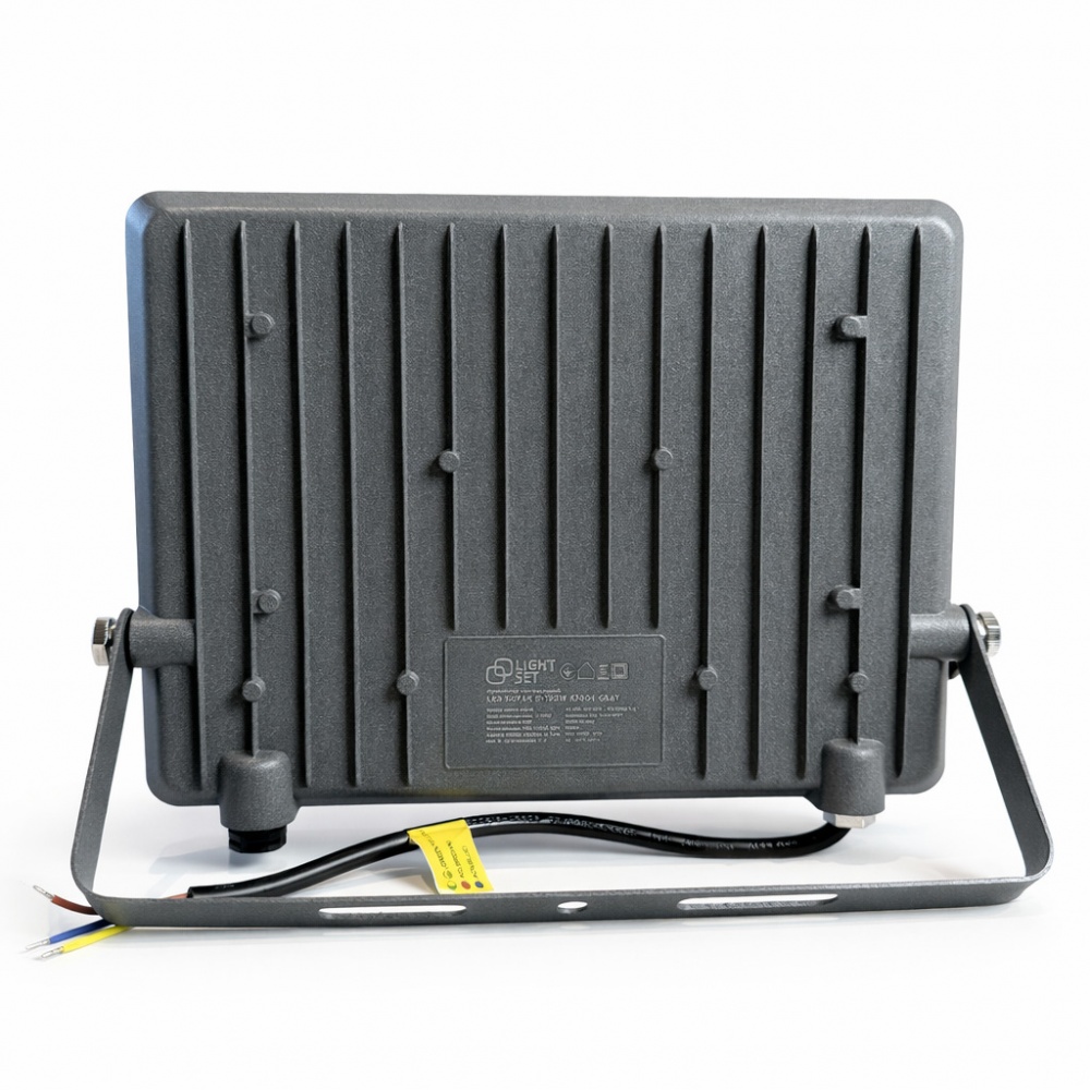 Прожектор світлодіодний LIGHT SET LED SHPAK D 100 Вт IP65 сірий l0810105