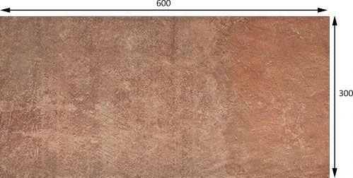 Клінкерна плитка Fondi rosso klinkier 30x60 Ceramika Paradyz