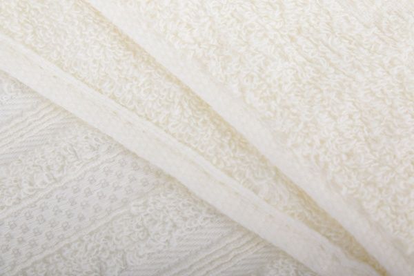 Набор полотенец Elza 2 шт айвори с голубым La Nuit 