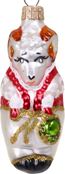 Декорация новогодняя Формовая игрушка в ассортименте 7 см 