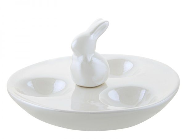 Блюдо для яиц Белый зайчонок 12 см 947-031 Lefard 