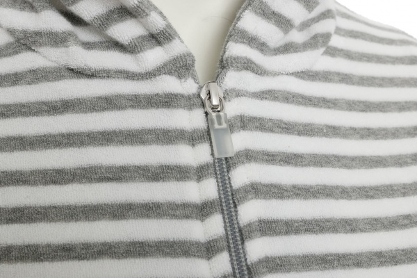 Халат женский Cawo Hood р. XL серый с белым 