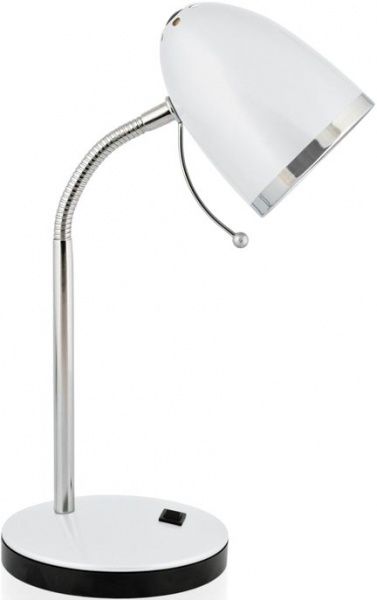 Настольная лампа офисная Camelion C01 6396184 1x40 Вт E27 белый KD-308 
