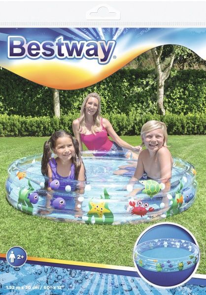 Басейн надувний Bestway Підводний світ 152x30 см 51004