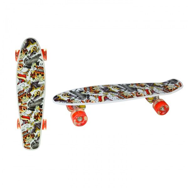 Пенниборд Shantou SC18024, со светом, 8 цветов в ассортименте