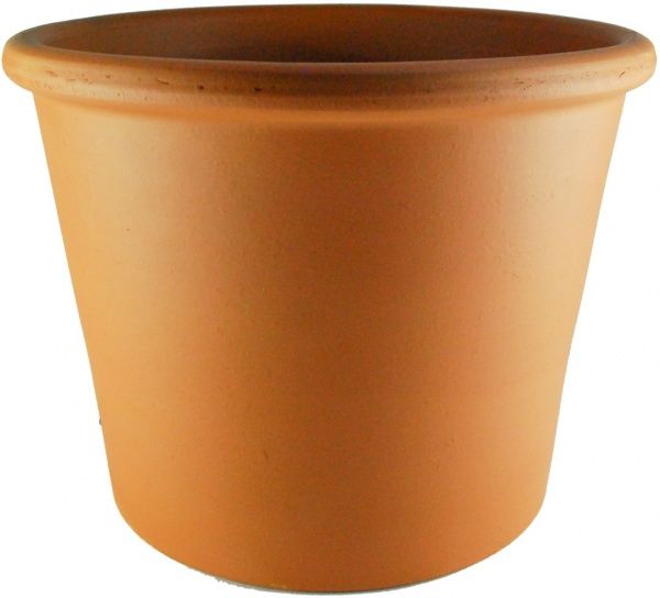 Горщик DEROMA Cilindro Bordato Terracotta круглий 7,7 л теракотовий (0P280IZ) 