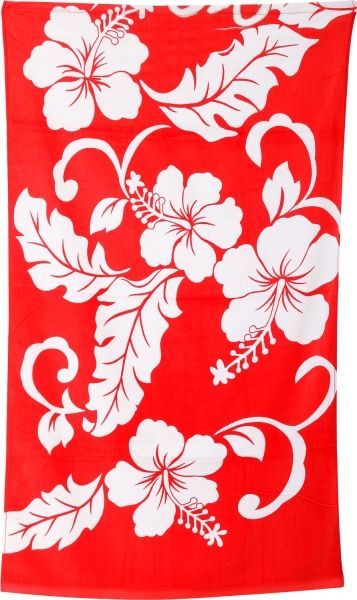 Полотенце пляжное Цветы 75x150 см в ассортименте 