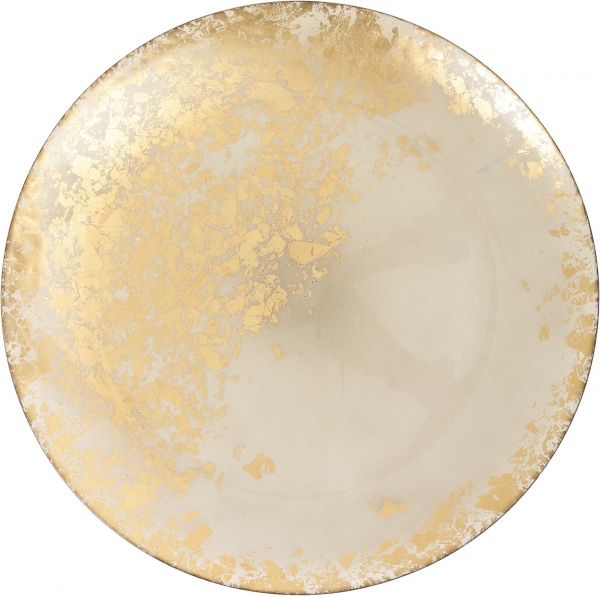 Блюдо ATLAS 32,5X2,5 золото-димка Arda Cam 