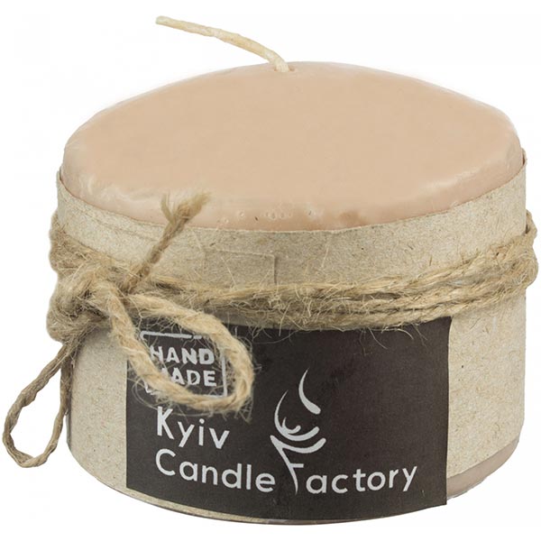 Свічка Candle Factory EcoLife бежева 70 мм
