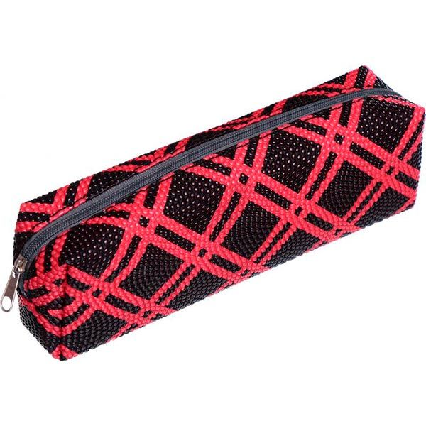 Пенал Крапельки чорний із помаранчевим