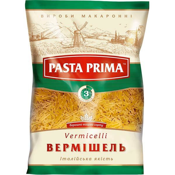 Макарони Pasta Prima Вермішель 800 г 