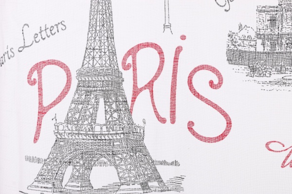 Тюль FAN PARIS-02 300х270 см черно-белая