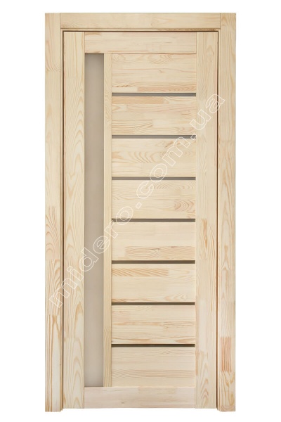 Дверное полотно Домінант-Вуд Эталон 1-1 - полустекло 800х2000х36 ПГ 800 мм под покраску 