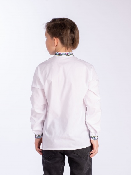 Вышиванка детская Эдельвика 47-23/00 р.134 белый 