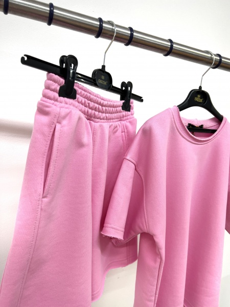 Костюм для девочек Obzor р.128 розовый 