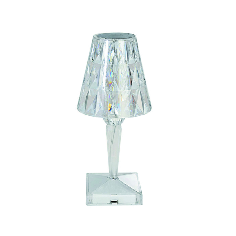 Настільна лампа HOROZ ELECTRIC INTER 1x8 Вт без цоколя прозорий 050-004-0001-010