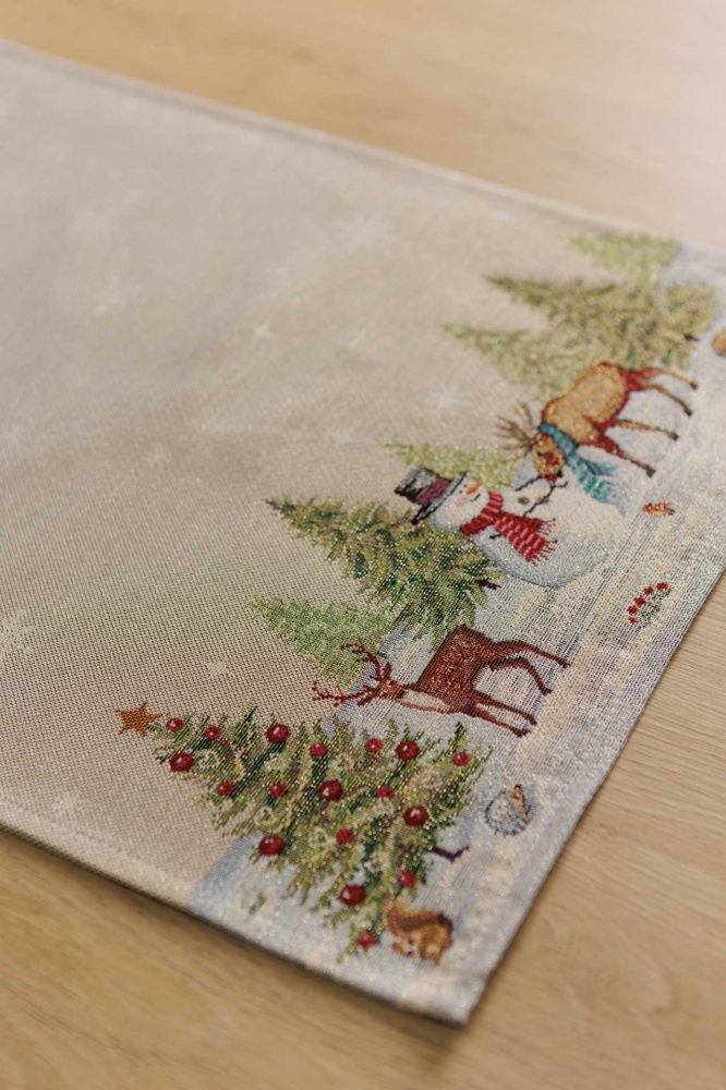 Раннер Зимний лес 35x100 см La Nuit