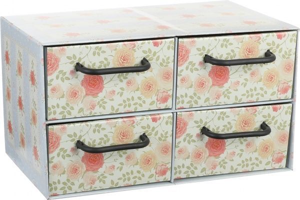 Комод картонний Miss Space Provenzale 4 відділення блакитний