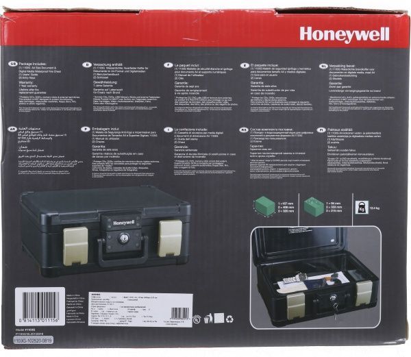 Сейф Honeywell огнестойкий и водостойкий 1103G 