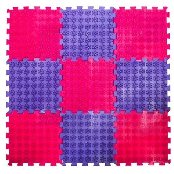 Массажный коврик Ортек Лотос Пазлы 9 элементов 9534